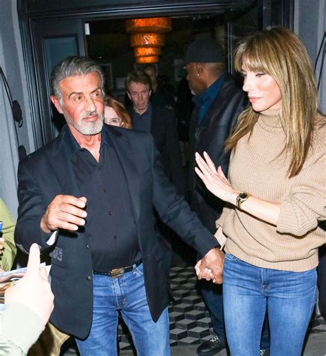 Sylvester Stallone and Wife Jennifer Flavin Have a Dinner Date