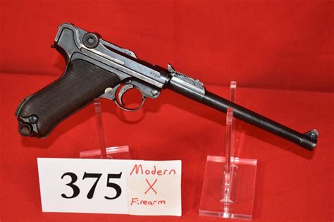 Sold at Auction: (X) DWM 1915 Artillery Luger 9mm Pistol