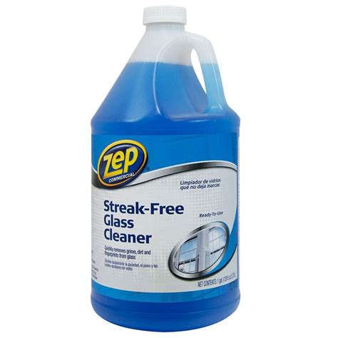 ZEP 128 oz. Streak-Free Glass Cleaner (Case of 4)-ZU1120128 - The Home Depot