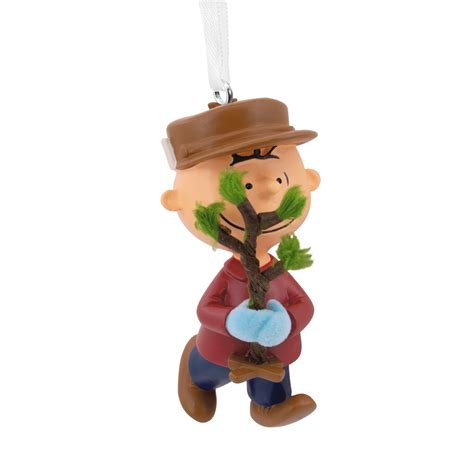 Hallmark Peanuts Charlie Brown With Tree Christmas Ornament - Walmart.com