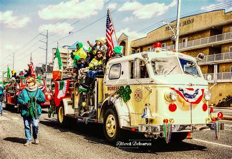 St Patrick's Day Parade Firetruck