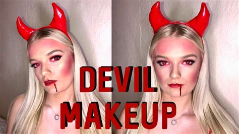 DEVIL MAKEUP TUTORIAL | EASY HALLOWEEN MAKEUP - YouTube