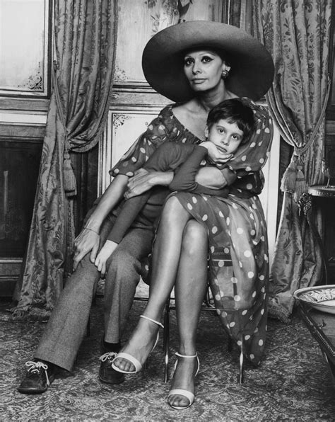 Sophia Loren and Son, Edoardo Ponti – Yousuf Karsh