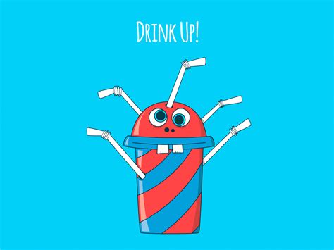 Drink Up! by Casper Højgaard Frederiksen on Dribbble