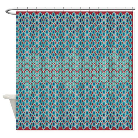 Geometric Graphics Shower Curtain by V_Ink