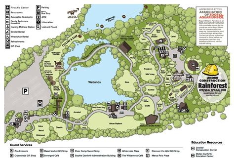 Roger Williams Park Zoo Map and Brochure (2017 - 2023) | ThemeParkBrochures.net