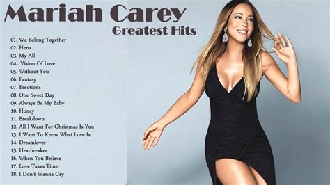 Mariah Carey Greatest Hits 2017 || The Very Best Of Mariah Carey Album ...