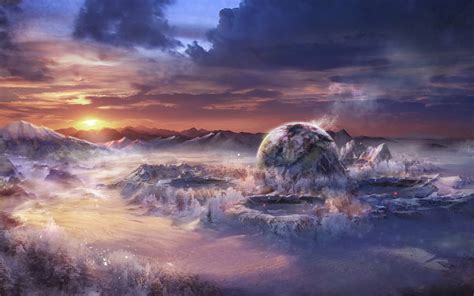 Download Sci Fi Landscape HD Wallpaper