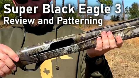 Benelli Super Black Eagle 3 Review and How to Pattern a Shotgun - YouTube