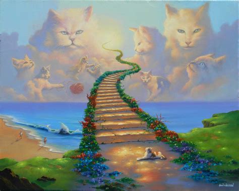 Rainbow Bridge All Dogs Go To Heaven Vivid 11x14 Matted 8x10 Art Print ...