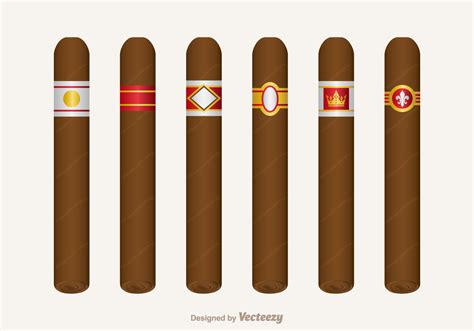 Cigar Label Vector Set 102503 Vector Art at Vecteezy