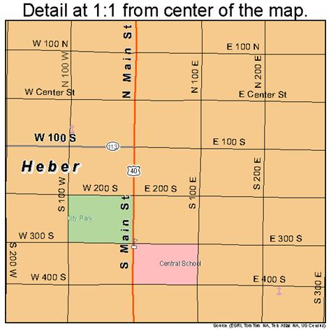 Heber Utah Street Map 4934200