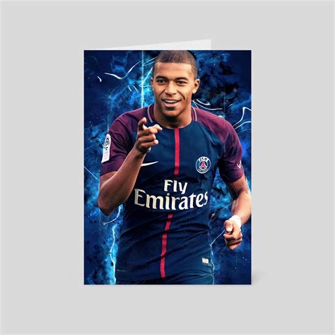 Kylian Mbappe, a card pack by P U F F Y - INPRNT