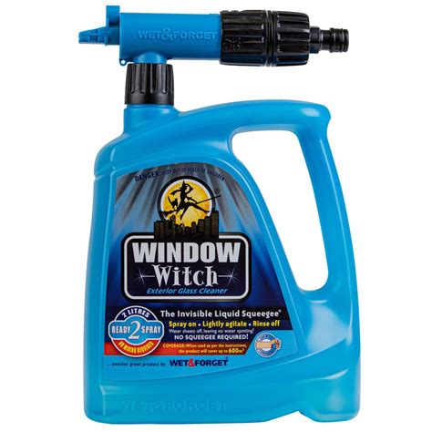 Wet & Forget Window Witch Spray On Exterior Glass Cleaner - 2L | WW | The Grit