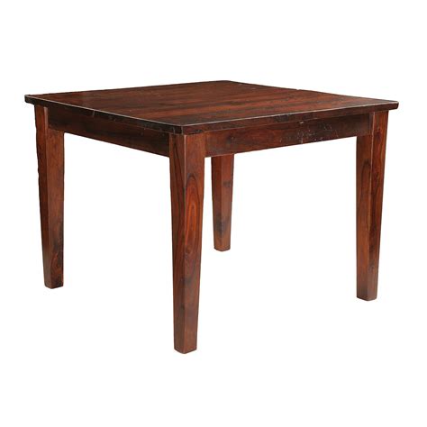 Provence Square Dining Table 40'' | Solid Wood Top Rustic Kitchen Table | Zin Home