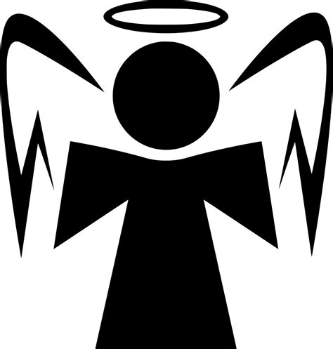 SVG > halo angel figurine pictogram - Free SVG Image & Icon. | SVG Silh