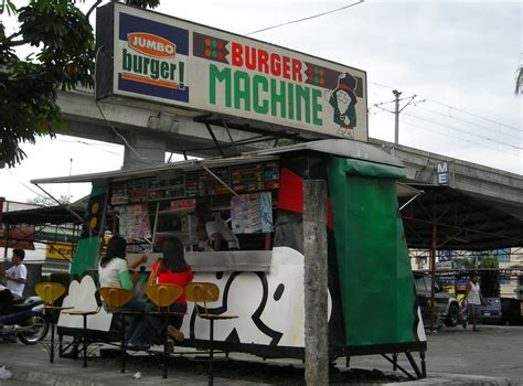 burger machine | near Gilmore, New Manila | Gem | Flickr