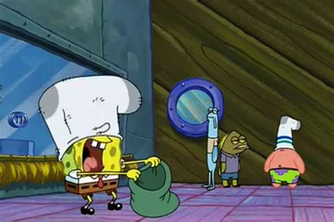 Put the money in the bag! PUT IT IN! : spongebob