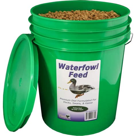 Waterfowl Feed | Floating Pellets for Duck, Swan, Goose | 20 lb Pail - Walmart.com - Walmart.com