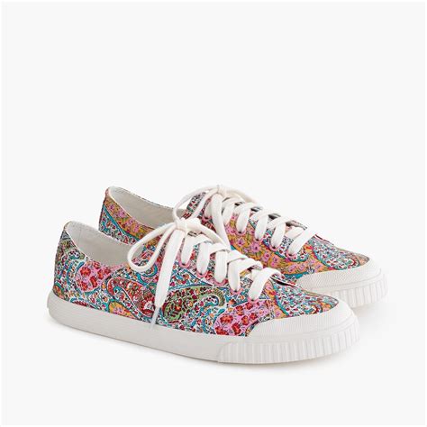 J.Crew Women's Tretorn Marley Canvas Sneakers In Liberty Floral | Lyst