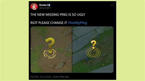 League of Legends fans start campaign against Missing ping redesign