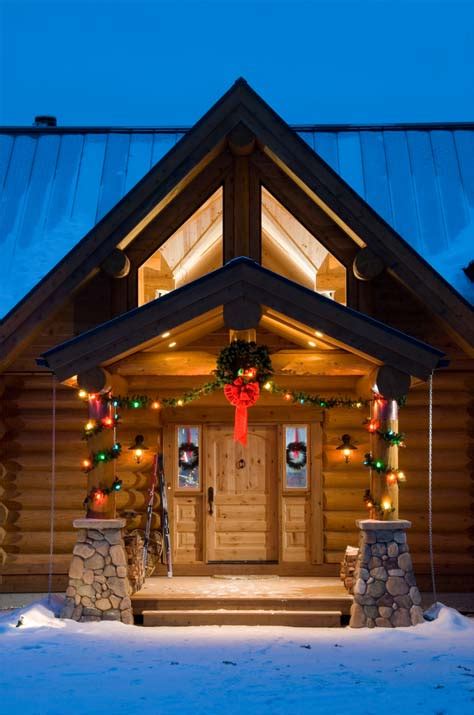 Log Cabin Christmas Wallpaper - WallpaperSafari