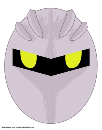 How to Make a Meta Knight Mask: 8 Steps (with Pictures) - wikiHow