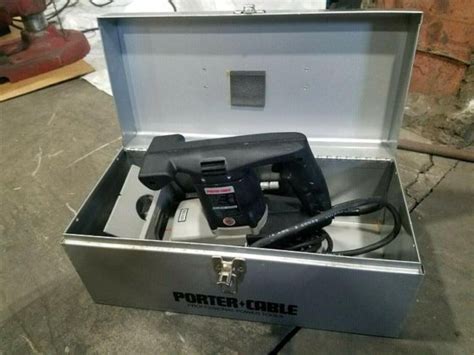 Porter Cable Plate Joiner in Tool Box Model 555 Biscuit Joiner with Case in Providence, RI, USA