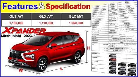 Mitsubishi XPANDER GLS GLX 2023 Features, Specification, Price ...