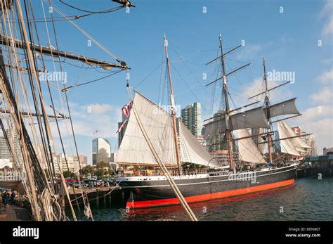 California, Maritime Museum of San Diego, Star of India built 1863 ...