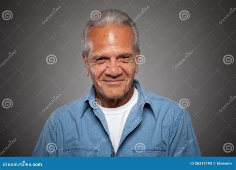 Elderly Man smiling stock image. Image of aging, comfortable - 26313193