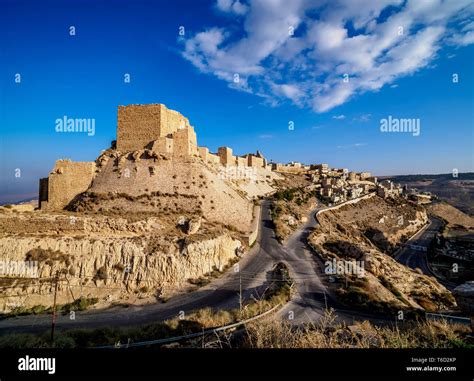 Kerak Castle, Al-Karak, Karak Governorate, Jordan Stock Photo - Alamy