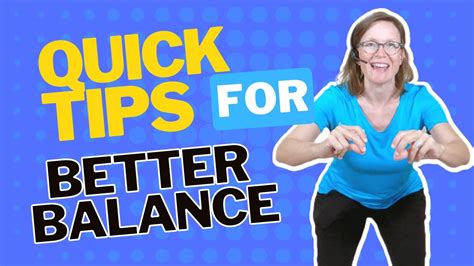 QUICK Tips for Better Balance - YouTube