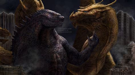 Godzilla vs. King Ghidorah by Demplex on DeviantArt