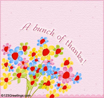 A Floral Thanks. Free Flowers eCards, Greeting Cards | 123 Greetings