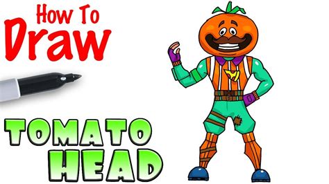 How to Draw Tomato Head | Fortnite - YouTube