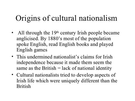 Cultural Nationalism Ireland