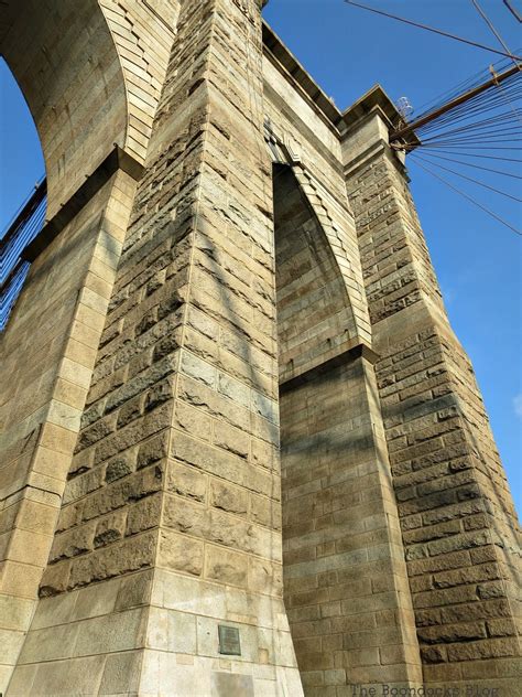 A Tour of the Astonishing Brooklyn Bridge Walkway - The Boondocks Blog