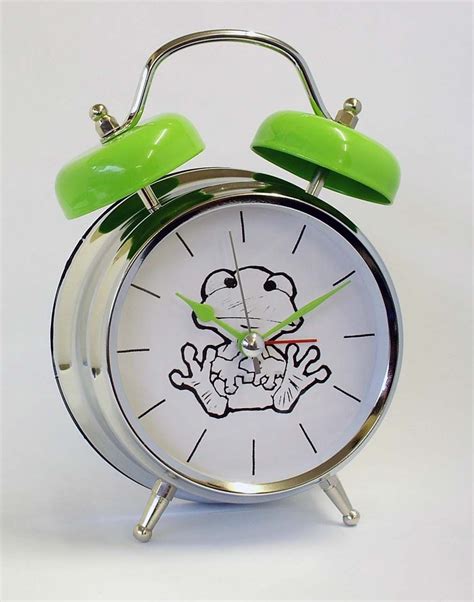 You'll think your sleeping outside with this Croaking Frog Sound Alarm Clock. http://www.a ...