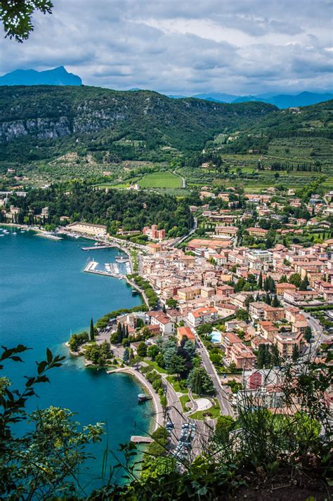 Garda Town seen from above - Rocca di Garda, Lake Garda, Italy ...