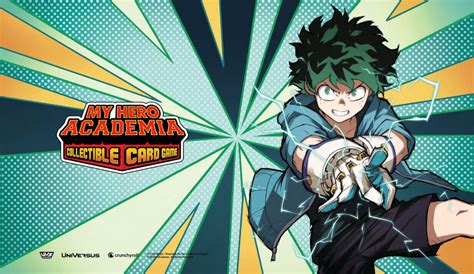 MY HERO ACADEMIA CARD GAME - PLAYMAT - IZUKU MIDORIYA (24"X14") - JET BURN