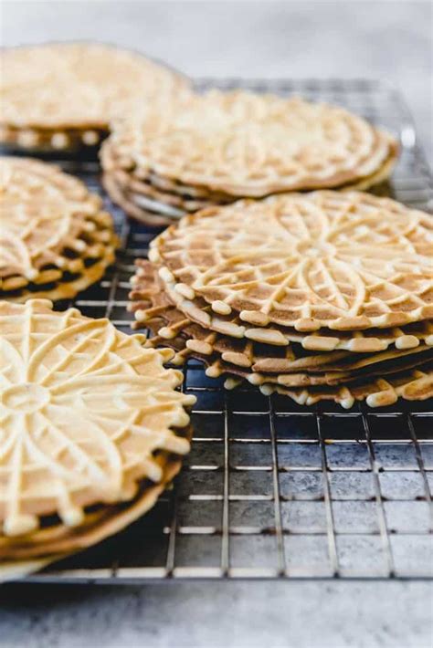 Authentic Italian Pizzelle Recipe - House of Nash Eats