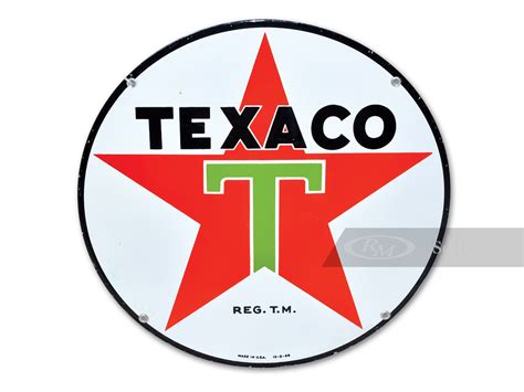 Texaco Star Logo Sign | Auburn Spring 2019 | RM Auctions