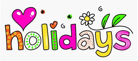 School Holiday Clip Art, HD Png Download , Transparent Png Image - PNGitem