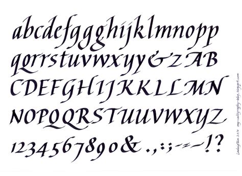 My Calligraphy Blog: Italic Exemplars (August 2010)