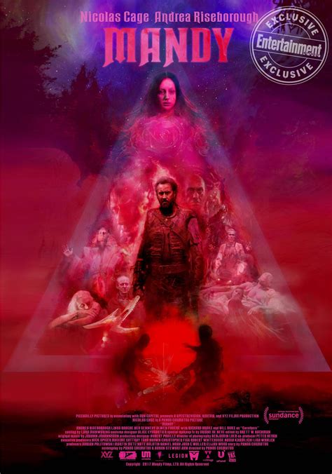 The Mandy Poster Features Nicolas Cage In A Chainsaw Fight