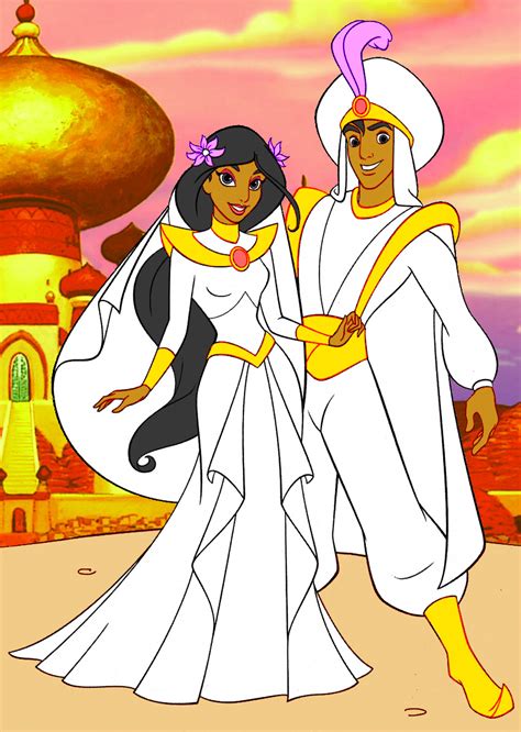 Aladdin and Jasmine Wedding by MermaidMelodyEdits on DeviantArt