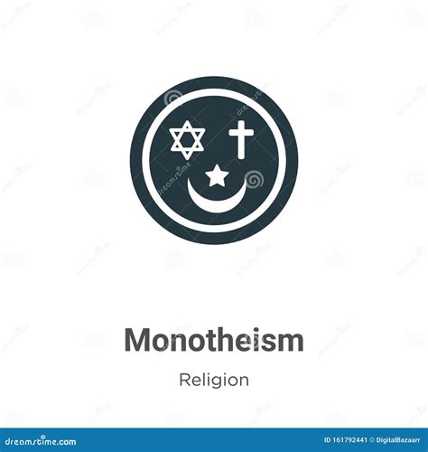 Monotheism Vector Icon on White Background. Flat Vector Monotheism Icon Symbol Sign from Modern ...