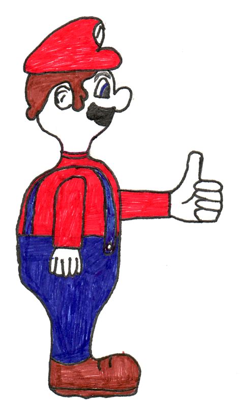 Mario Thumbs Up by Italian-223 on DeviantArt