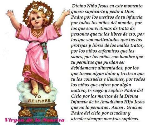 oraciones al divino niño jesus del 20 de julio - Buscar con Google | Oracion para parejas ...